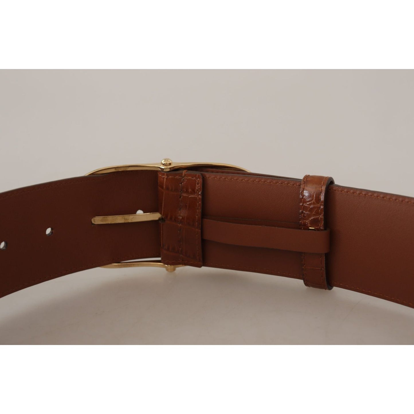 Dolce & Gabbana Enchanting Engraved Logo Leather Belt brown-wide-waist-leather-gold-oval-metal-buckle-belt IMG_9078-scaled-302247ae-d29.jpg