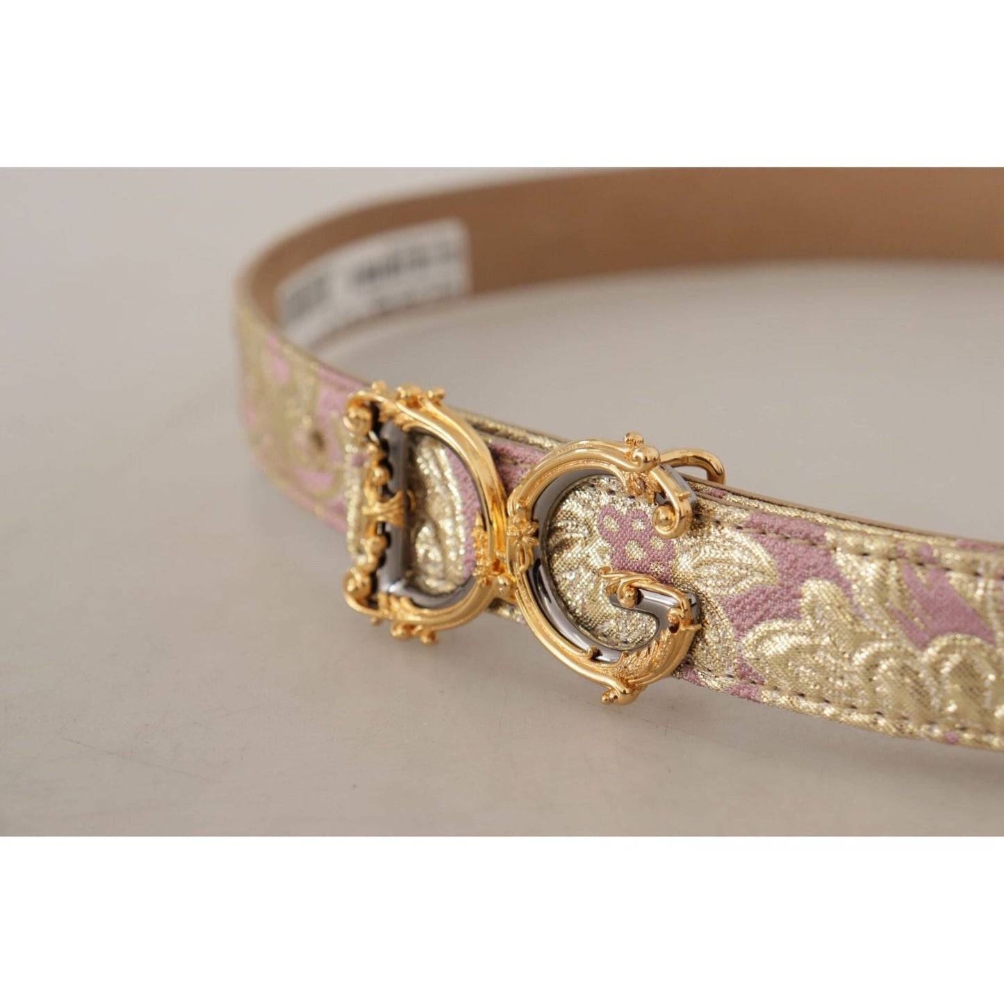 Dolce & GabbanaChic Gold and Pink Leather BeltMcRichard Designer Brands£389.00