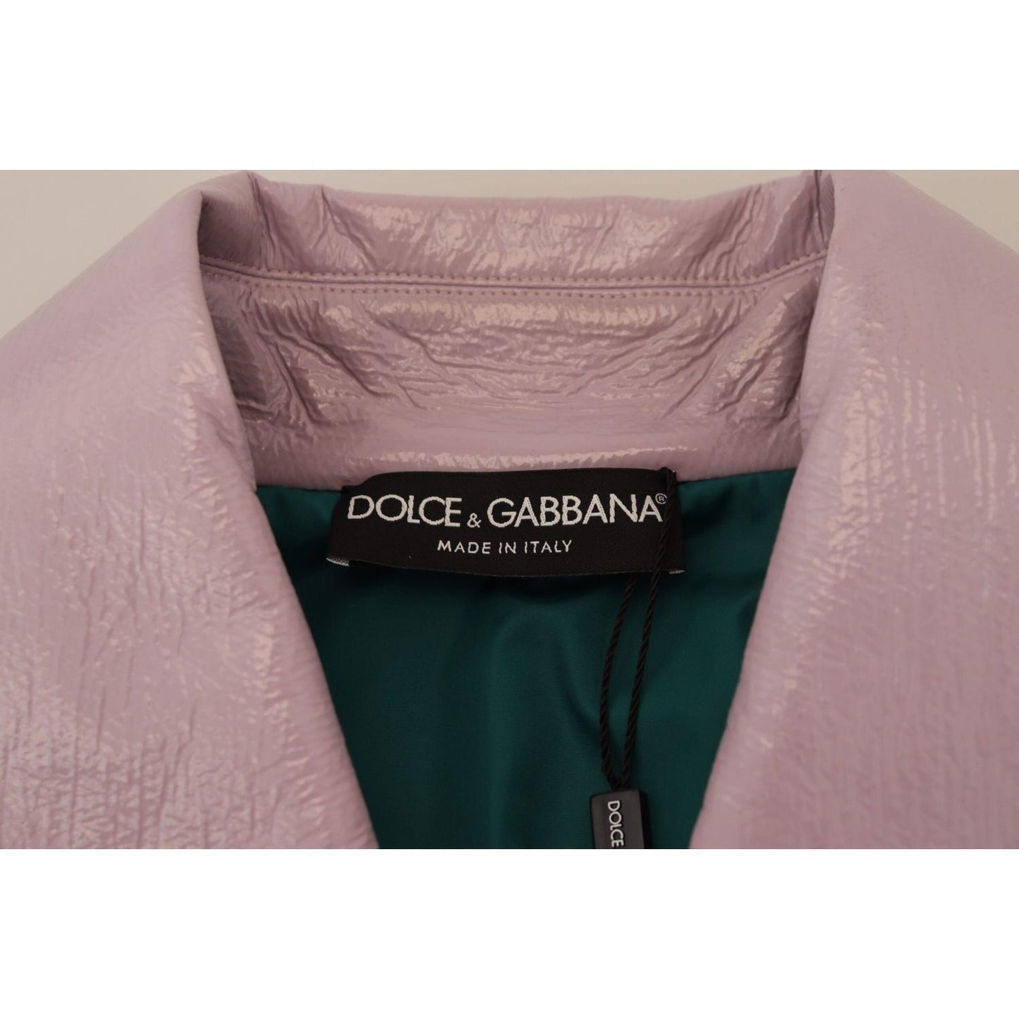 Dolce & Gabbana Chic Purple Cropped Jacket - A Style Statement purple-cotton-button-down-cropped-jacket IMG_9176-scaled-3041d42b-b82.jpg
