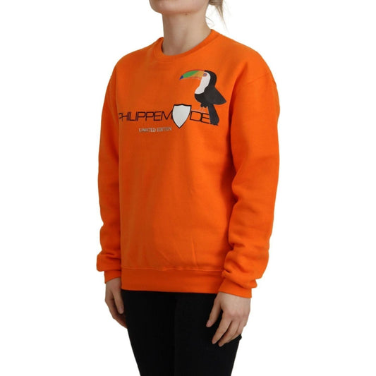 Philippe ModelChic Orange Printed Long Sleeve Pullover SweaterMcRichard Designer Brands£149.00
