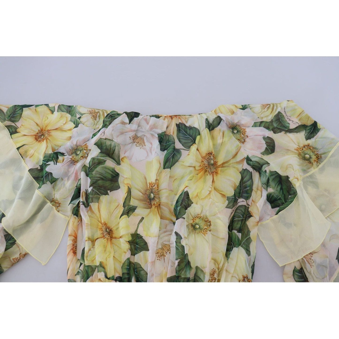 Dolce & Gabbana Elegant Silk Floral Maxi Dress multicolor-silk-floral-print-long-maxi-dress