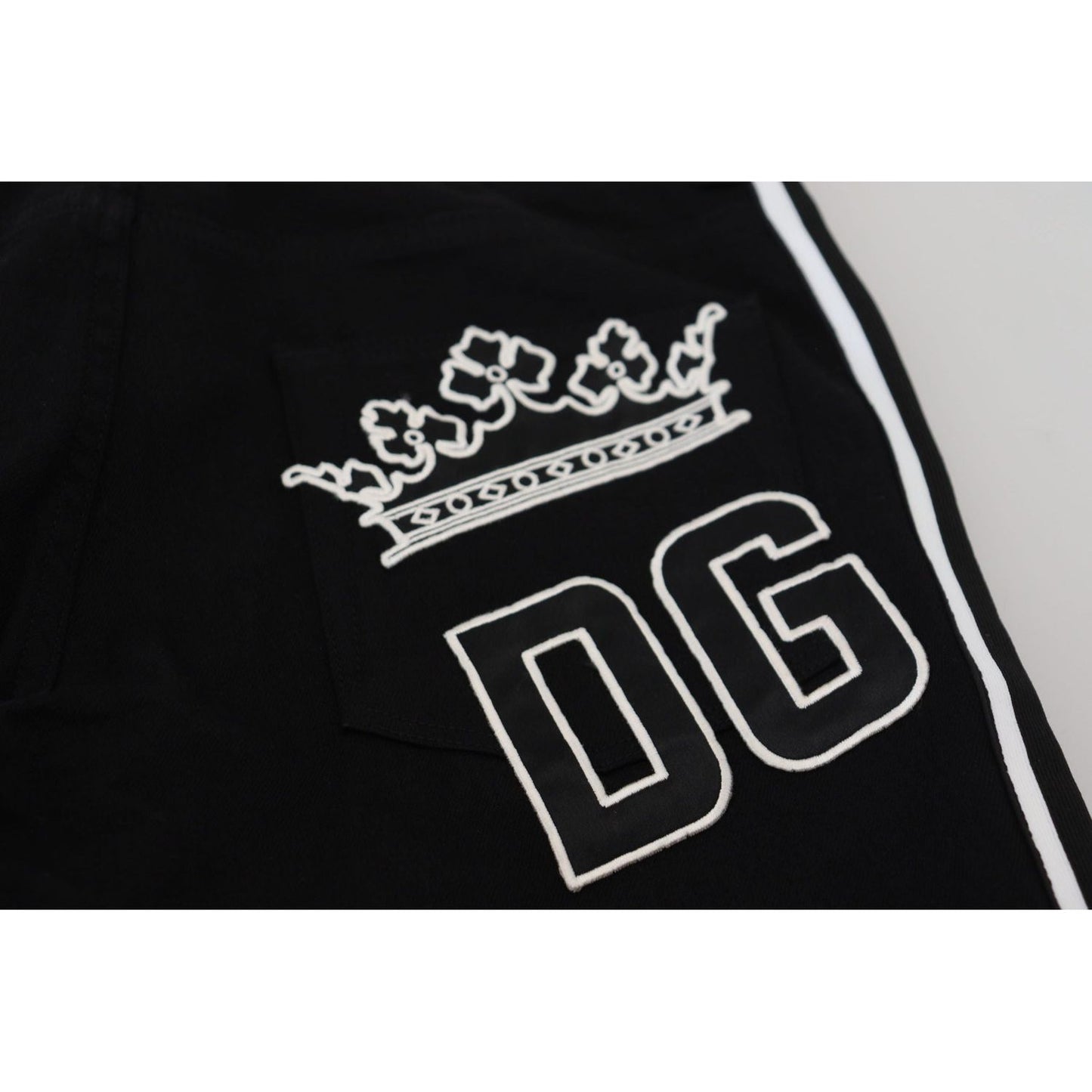 Dolce & Gabbana Elegant Black Slim Fit Denim Pants black-cotton-dg-crown-men-denim-jeans