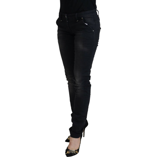 AchtSleek Black Washed Low Waist Skinny JeansMcRichard Designer Brands£139.00