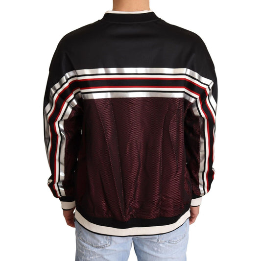 Dolce & GabbanaElegant Crewneck Pullover Sweater in BlackMcRichard Designer Brands£519.00
