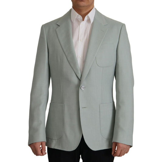 Dolce & Gabbana Elegant Slim Fit Cashmere Silk Blazer Jacket light-green-cashmere-silk-blazer IMG_9410-scaled-9ee34972-b67.jpg