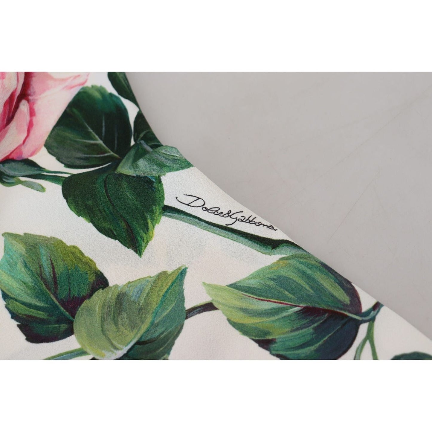 Dolce & Gabbana Elegant High Waist Floral Trousers white-rose-print-high-waist-pants IMG_9415-scaled-ba91f79b-787.jpg
