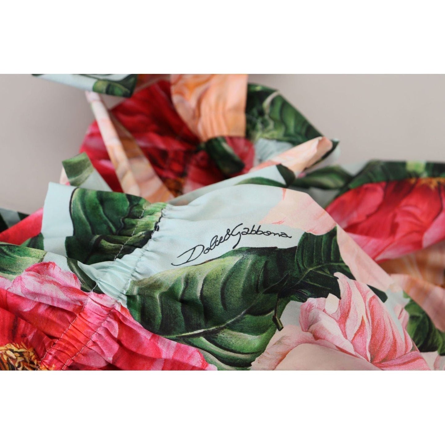 Dolce & Gabbana Elegant Floral Print Sleeveless Tank Top multicolor-floral-print-sleeveless-tank-top