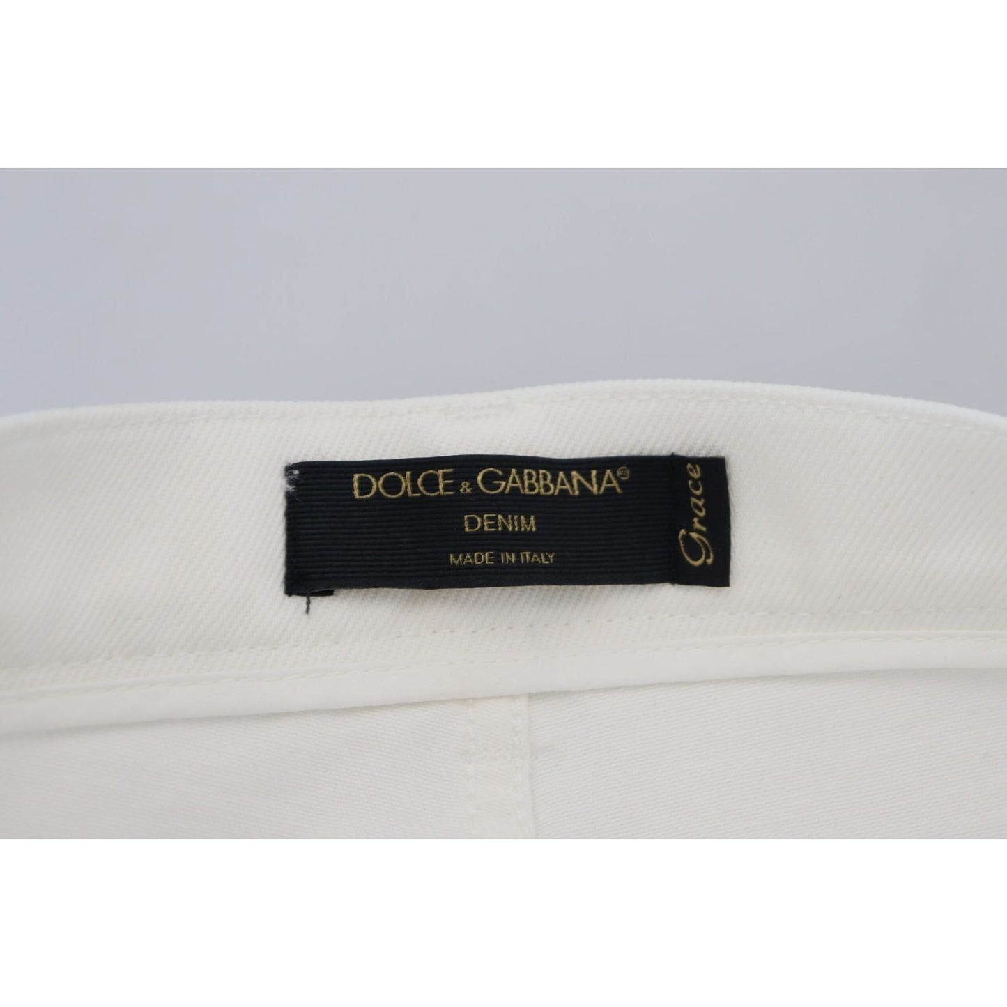 Dolce & GabbanaSvelte High Waist Slim Jeans in Off WhiteMcRichard Designer Brands£369.00