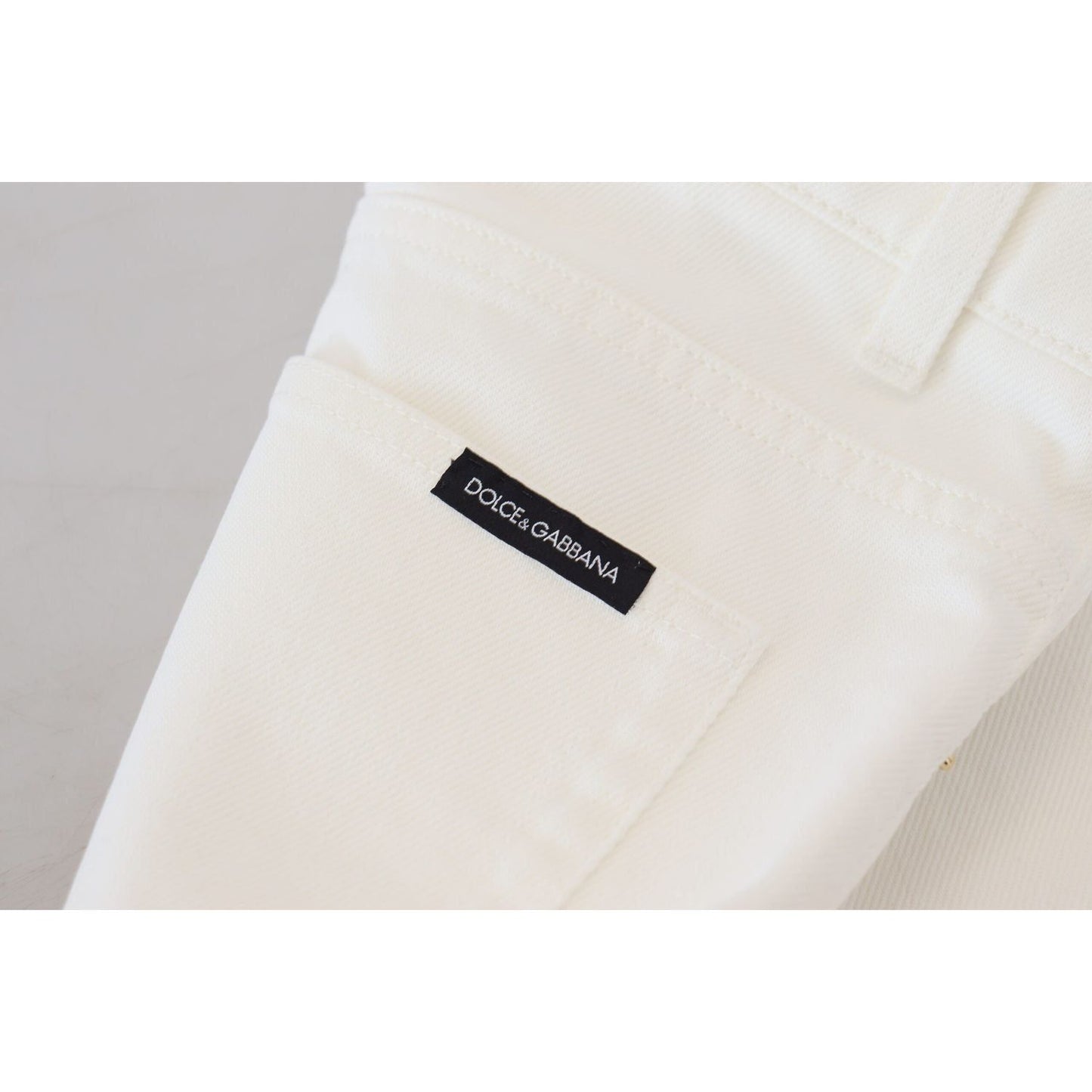 Dolce & GabbanaSvelte High Waist Slim Jeans in Off WhiteMcRichard Designer Brands£369.00