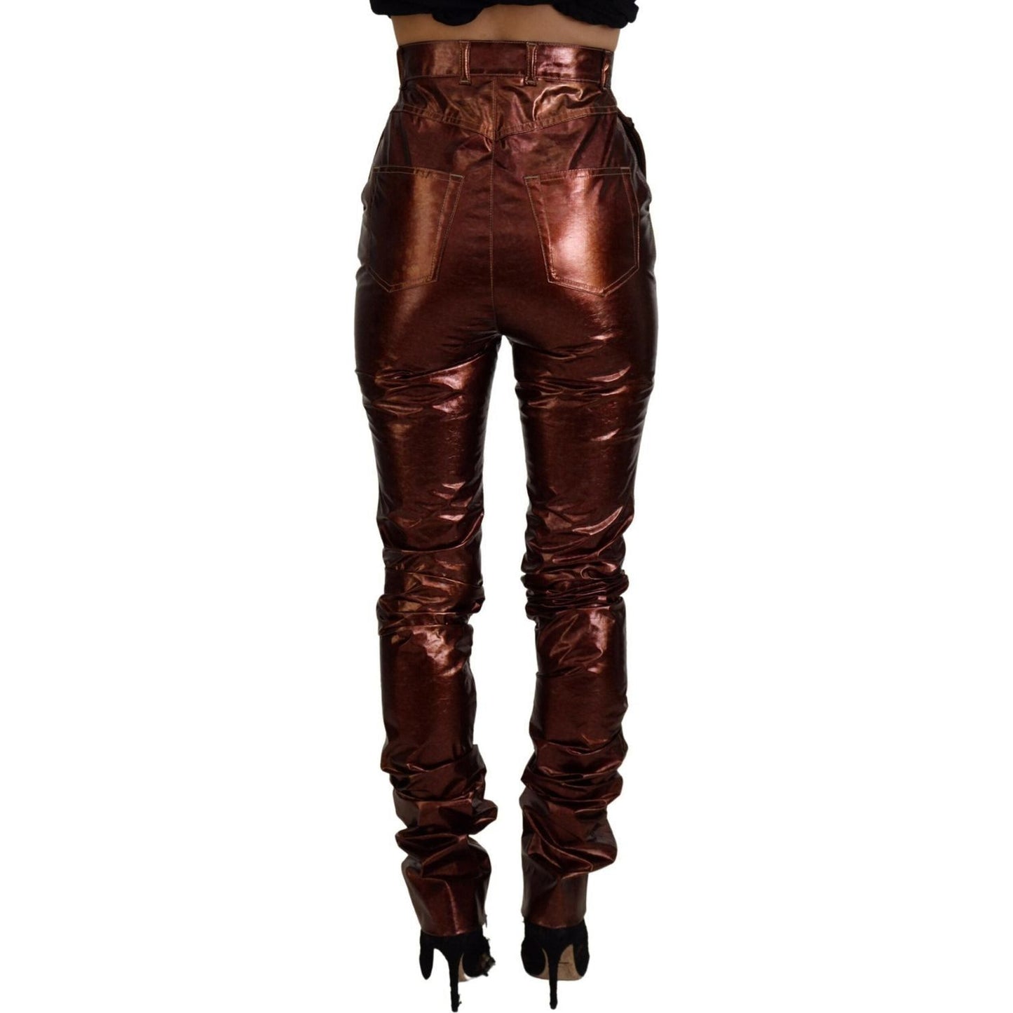 Dolce & Gabbana High Waist Skinny Jeans in Metallic Bronze metallic-bronze-high-waist-skinny-jeans IMG_9564-scaled-464c0c10-93f.jpg