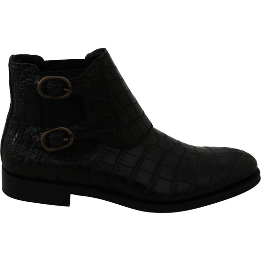 Dolce & GabbanaElegant Derby Brogue Boots in Exotic LeatherMcRichard Designer Brands£2819.00
