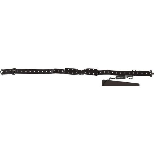 Dolce & Gabbana Elegant Black Polka Dot Silk Bow Tie Bow Tie black-100-silk-polka-dot-adjustable-neck-bow-tie IMG_9589-scaled-0748ec85-2f7.jpg