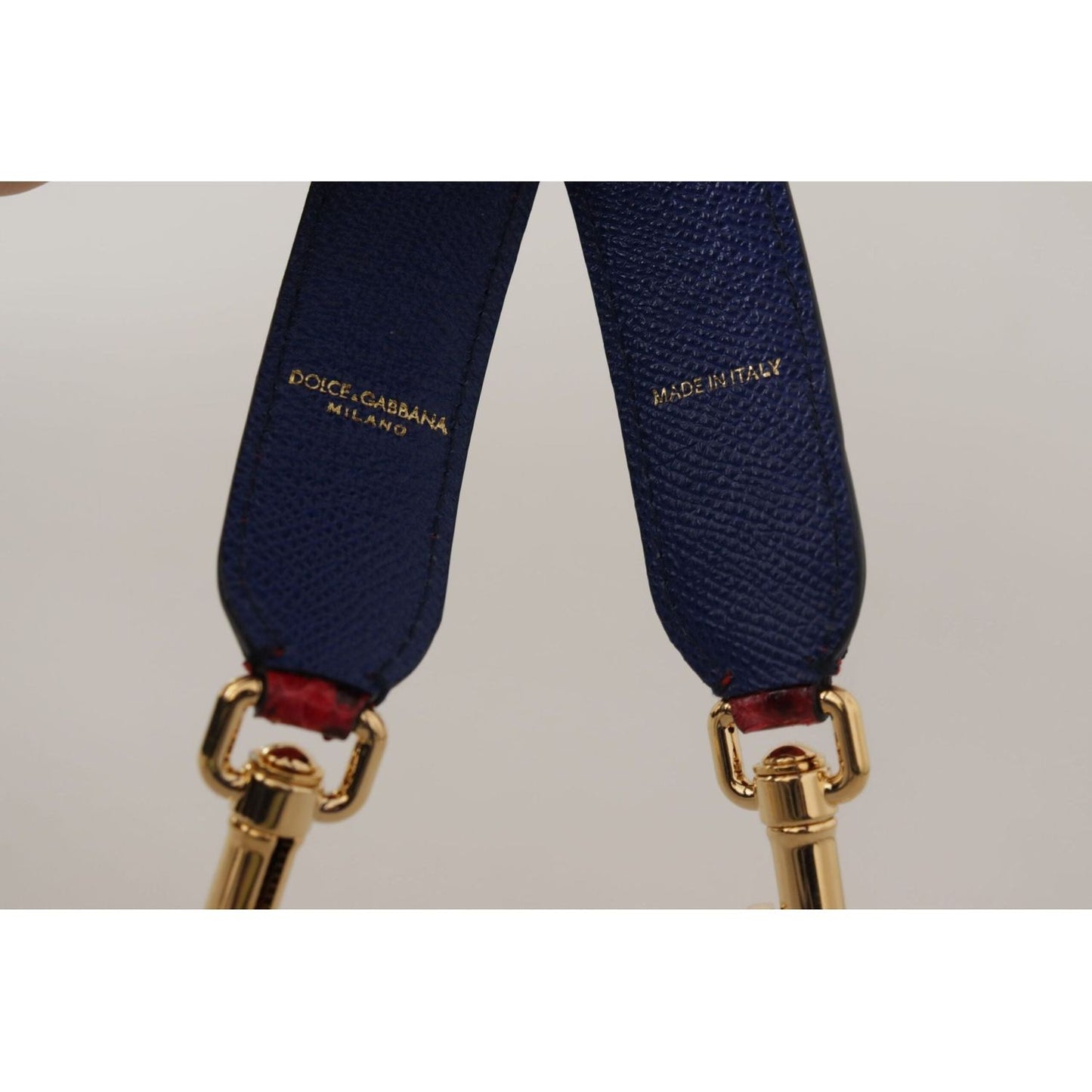 Dolce & Gabbana Chic Red Python Leather Shoulder Strap red-exotic-leather-crystals-shoulder-strap