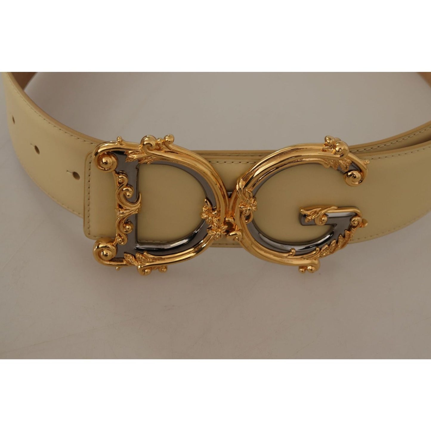 Dolce & Gabbana Beige Leather Engraved Buckle Belt beige-wide-waist-leather-dg-logo-baroque-buckle-belt IMG_9834-scaled-27bfde0d-1e0.jpg