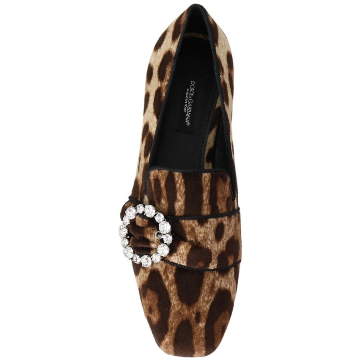 Dolce & Gabbana Leopard Print Crystal Embellished Loafers brown-leopard-print-crystals-loafers-flats-shoes IMG_9963-c35667c6-5ad.jpg