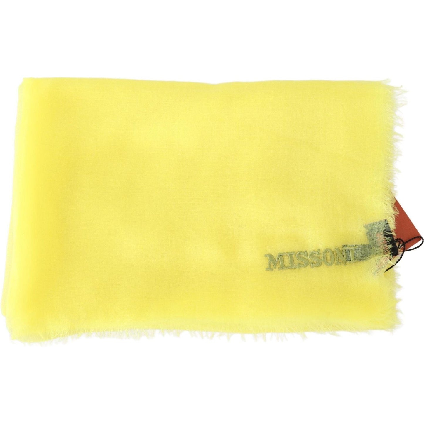 Missoni Opulent Cashmere Unisex Scarf In Vibrant Yellow yellow-cashmere-mesh-unisex-scarf