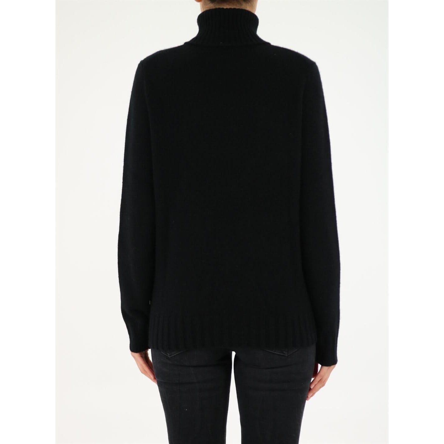 ALLUDE Allude Black Roll-Neck Cashmere Sweater WOMAN KNITWEAR allude-black-roll-neck-cashmere-sweater