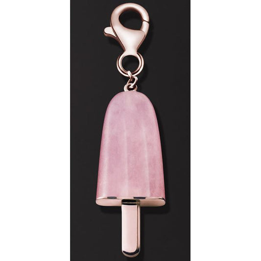 AMBROSINI JEWELSAMBROSINI JEWELS - PENDENTE ARGENTO 925° ghiacciolo finitura rosé pietra rosa piccolo (21x14 mm)McRichard Designer Brands£94.00
