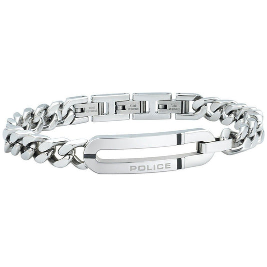 POLICE JEWELS JEWELRY Mod. PJ26187BSS01 BIJOUX,Bracelets - Men - Jewelry,Category-Jewellery,Gender-Men,Subcategory-Bracelets