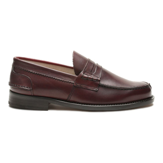 Saxone of Scotland | Brown Calf Leather Mens Loafers Shoes | McRichard Designer Brands