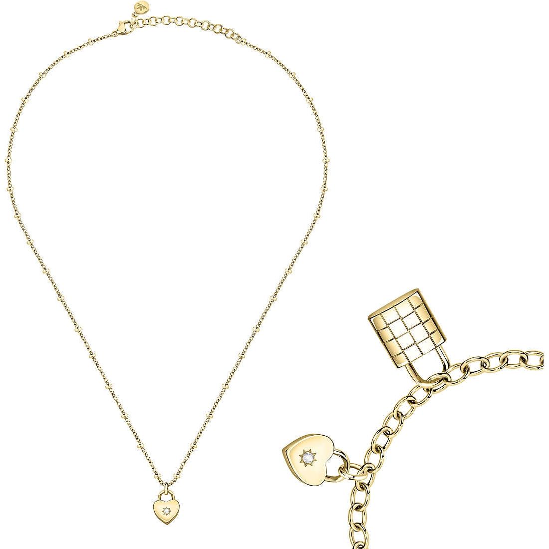 MORELLATO GIOIELLI MORELLATO GIOIELLI Mod. ABBRACCIO Special Pack Necklace + Bracelet DESIGNER FASHION JEWELLERY morellato-gioielli-mod-abbraccio-special-pack-necklace-bracelet
