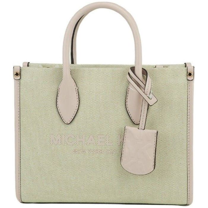 Michael Kors Mirella Small Powder Blush Canvas Shopper Crossbody Handbag Purse mirella-small-powder-blush-canvas-shopper-crossbody-handbag-purse