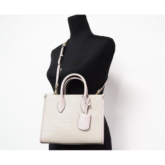 Michael KorsMirella Small Powder Blush Canvas Shopper Crossbody Handbag PurseMcRichard Designer Brands£299.00