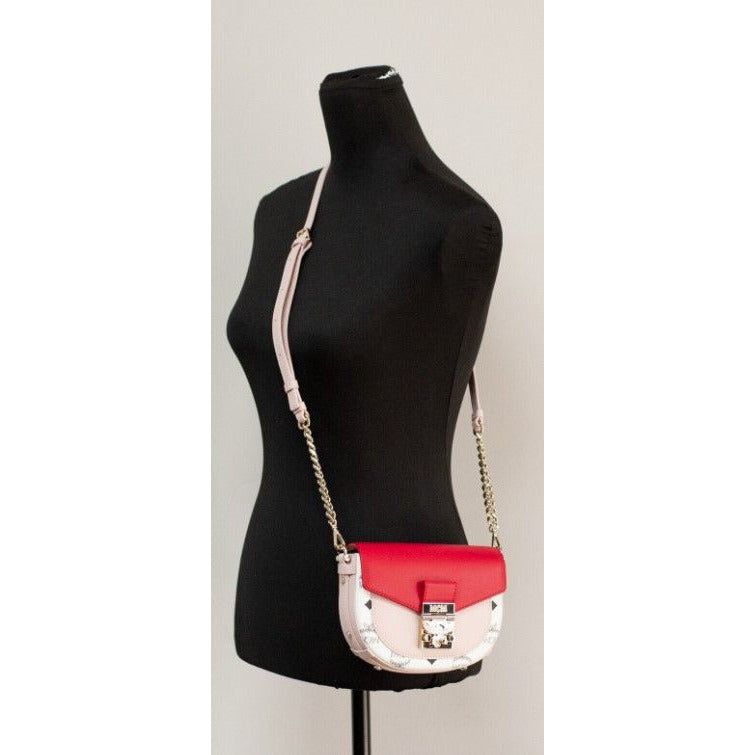 MCMPatricia Mini Firefly Red Visetos Leather Crossbody Belt Handbag Bag PurseMcRichard Designer Brands£749.00