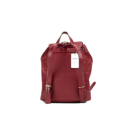 COACHDempsey Red Apple Signature Jacquard Canvas Logo Patch BackpackMcRichard Designer Brands£379.00
