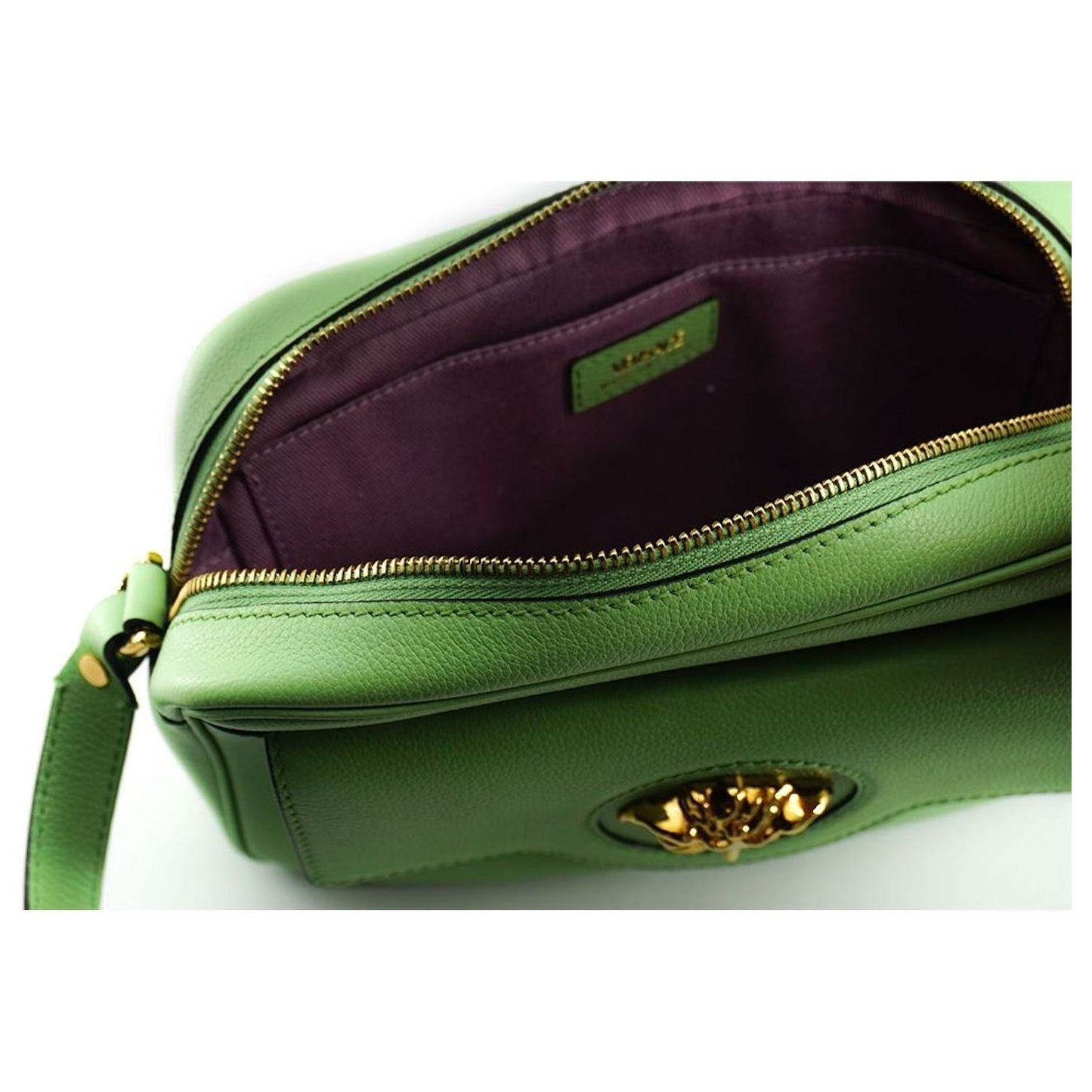 Versace Elegant Mint Green Leather Camera Case Bag Crossbody Bag mint-green-calf-leather-camera-shoulder-bag