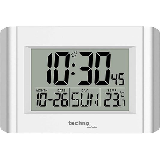 TECHNO LINE TECHNO LINE Mod. WS8002 - Orologio da parete-tavolo digitale con temp. data e allarme - Wall clock- digital table with temp. date and alarm WATCHES techno-line-mod-ws8002-orologio-da-parete-tavolo-digitale-con-temp-data-e-allarme-wall-clock-digital-table-with-temp-date-and-alarm