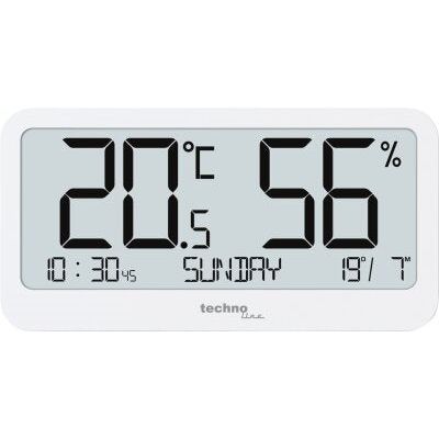 TECHNO LINE TECHNO LINE Mod. WS9455 - Termometro- igrometro digitale con orologio e data - Digital thermometer- hygrometer with clock and date WATCHES techno-line-mod-ws9455-termometro-igrometro-digitale-con-orologio-e-data-digital-thermometer-hygrometer-with-clock-and-date