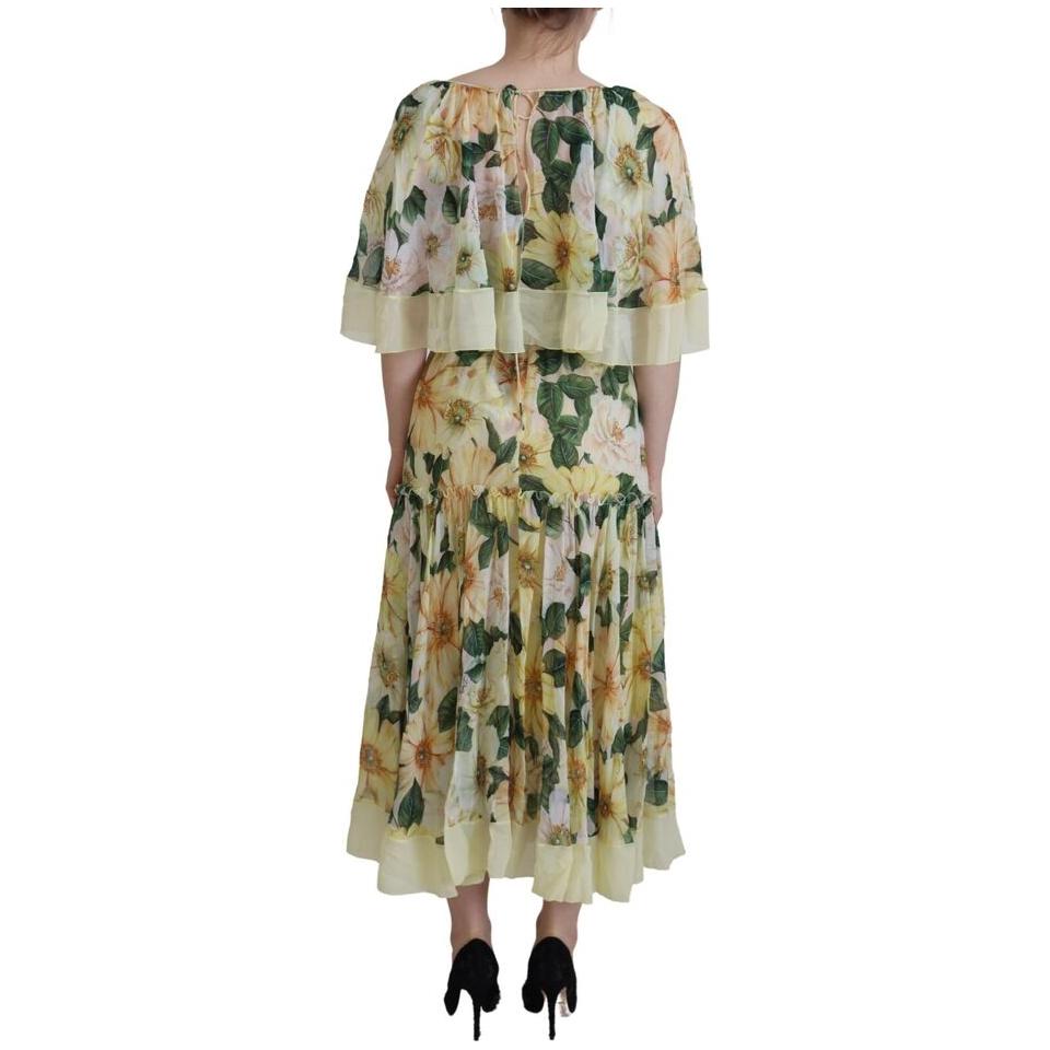 Dolce & Gabbana Elegant Floral Silk Pleated Maxi Dress yellow-floral-print-pleated-maxi-silk-dress-1 b2-3256d143-da9.jpg
