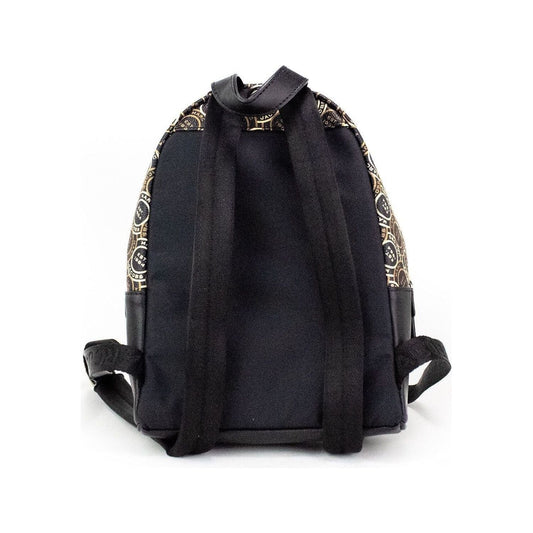 Marc Jacobs Signet Mini Black Logo Printed Leather Shoulder Backpack Bookbag signet-mini-black-logo-printed-leather-shoulder-backpack-bookbag