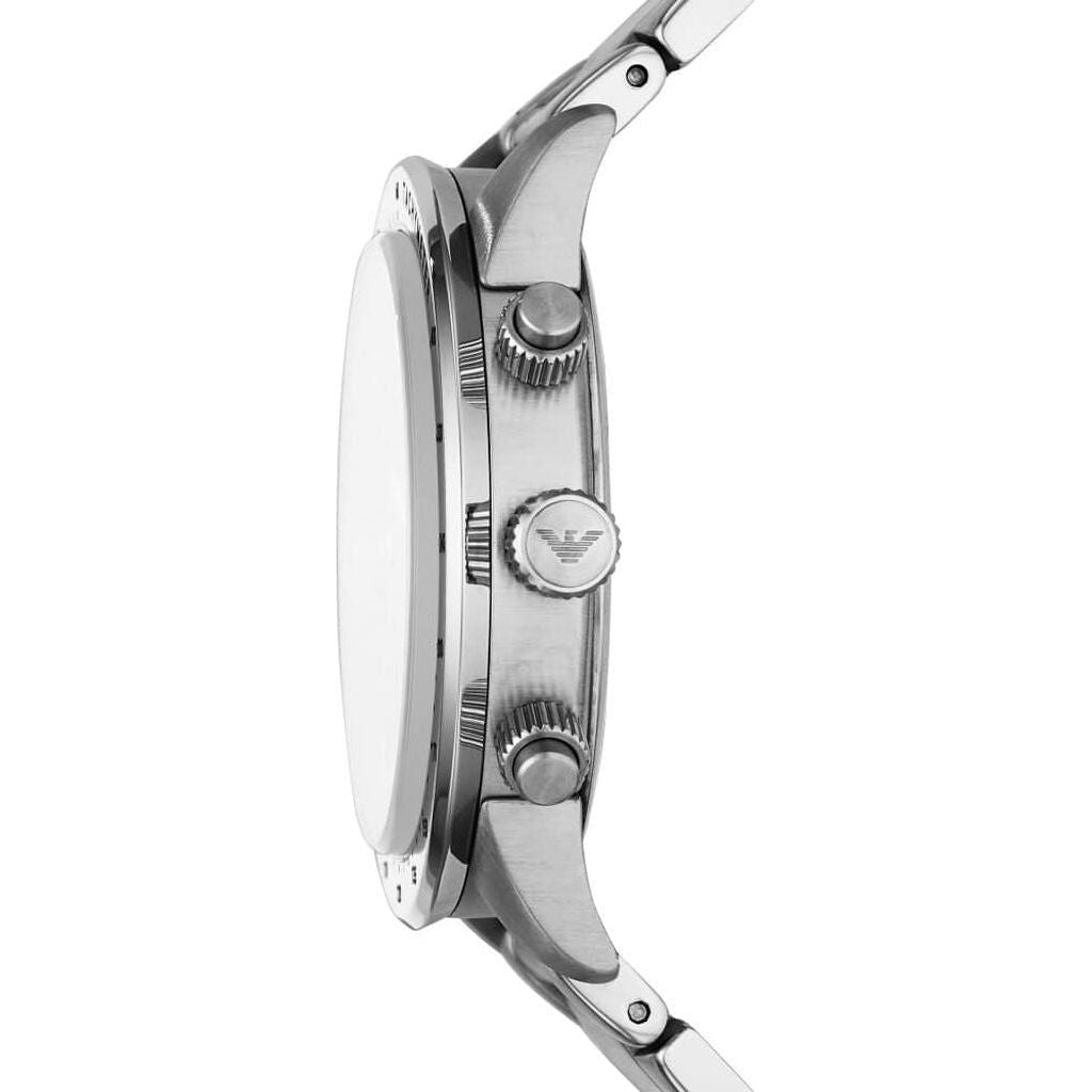 Emporio Armani Sleek Silver Steel Chronograph Watch silver-steel-chronograph-watch-2