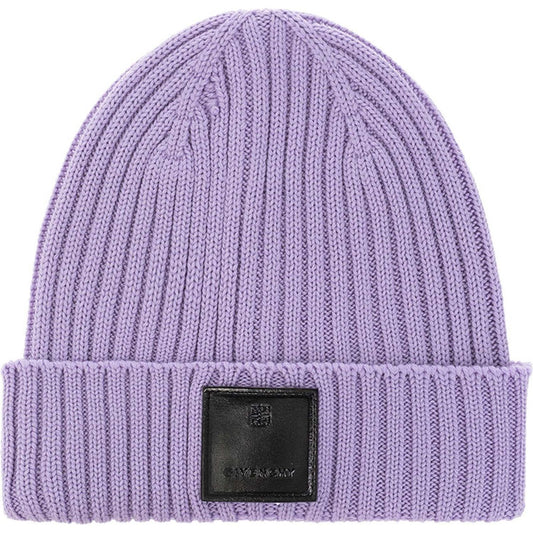 Givenchy | Lilac Beanie Hat in Wool  | McRichard Designer Brands