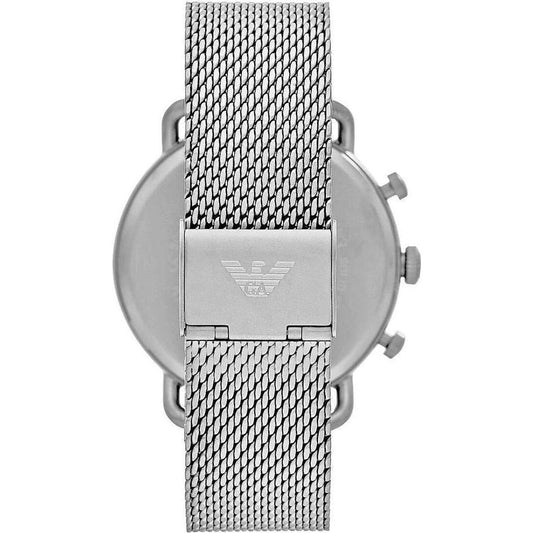 Emporio Armani Sophisticated Silver Steel Chronograph Watch silver-steel-chronograph-watch-3
