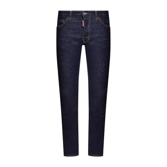 Dsquared² Navy Blue Cool Guy Tapered Jeans blue-cotton-jeans-pant-2