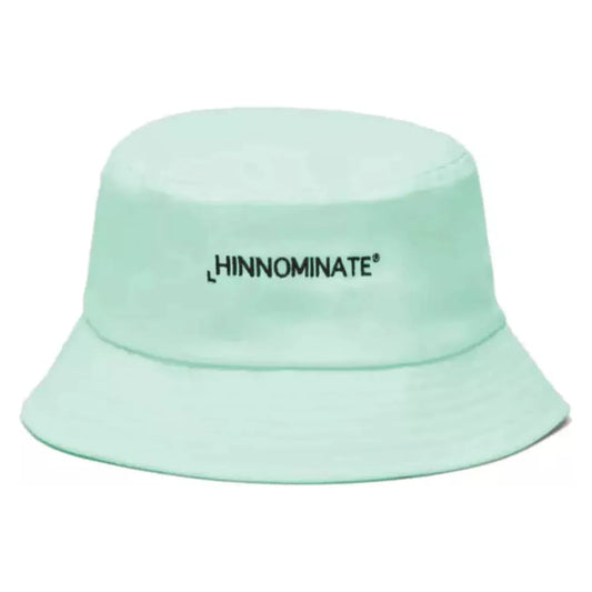 Hinnominate Embroidered Logo Cotton Bucket Hat green-cotton-hat