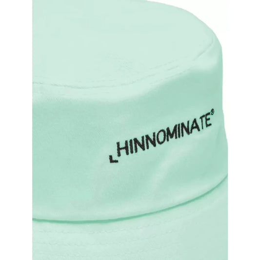Hinnominate Embroidered Logo Cotton Bucket Hat green-cotton-hat