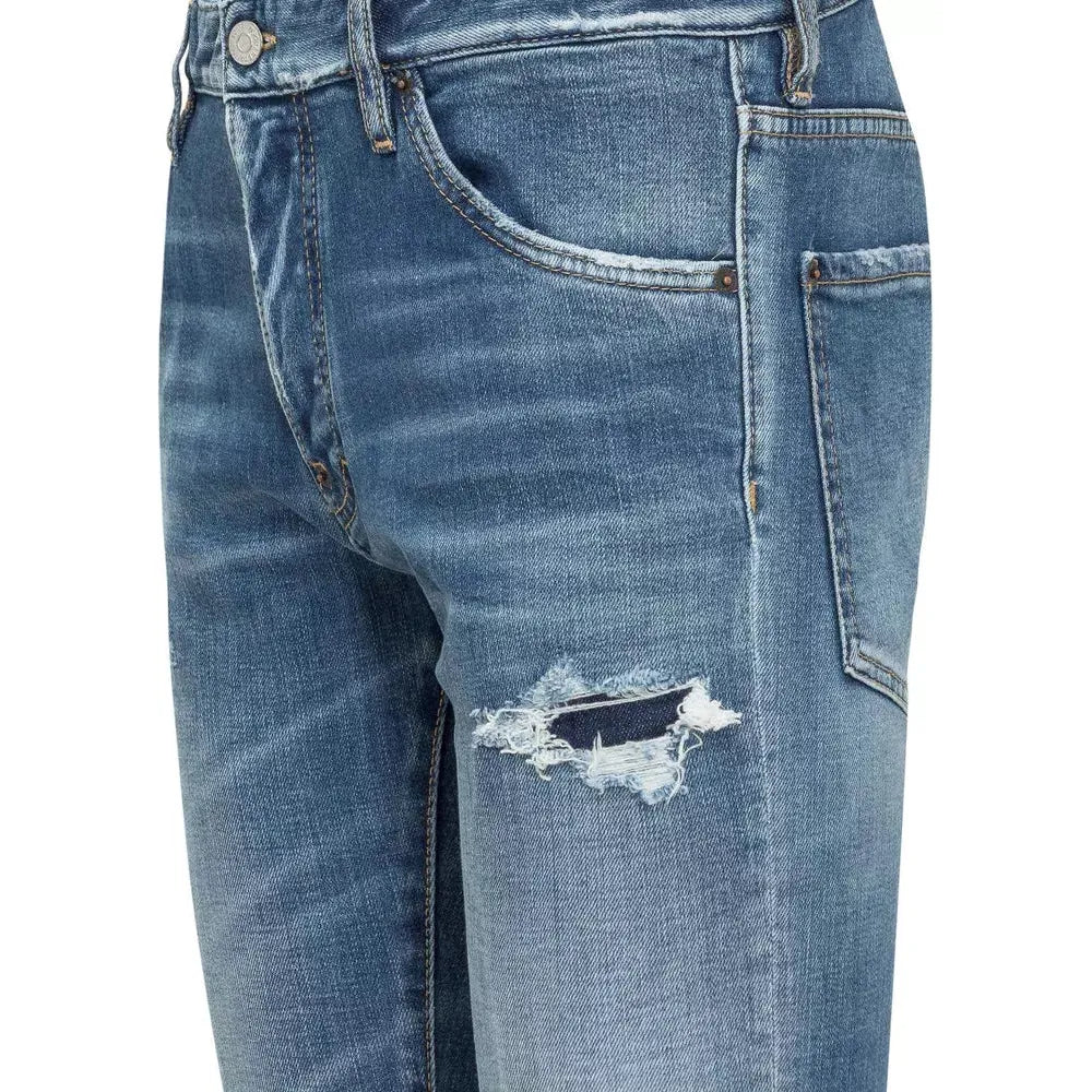 Dsquared² Chic Distressed Denim for Sophisticated Style blue-cotton-jeans-pant-56 product-10378-446695733-d647643c-601.webp