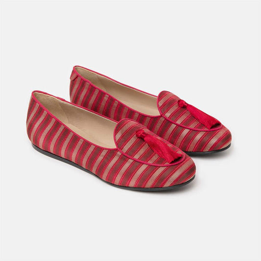 Charles Philip Red Silk Tassel Moccasins - Unisex Elegance red-leather-moccasin product-10399-664114569-599f4133-2b3.jpg