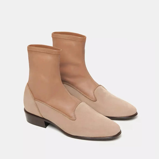 Charles Philip Elegant Suede Ankle Boots in Beige beige-boot product-10444-623164016-e6590d90-b84.webp