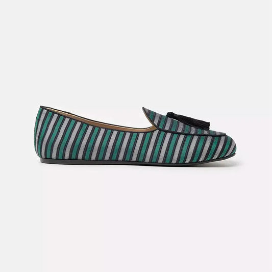Charles Philip | Green Leather Loafer - McRichard Designer Brands