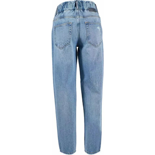 Yes Zee Elevated Casual Chic High-Waist Jeans blue-cotton-jeans-pant-107