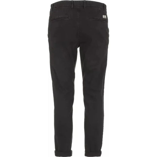 Fred Mello Elegant Four-Pocket Cotton Pants black-cotton-jeans-pant-32 product-10653-2007653838-b8db4c20-8d1.webp