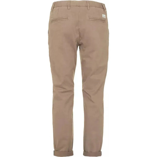 Fred Mello Beige Cotton Blend Casual Pants for Men beige-cotton-jeans-pant-3 product-10656-2103804060-b3e87312-21b.webp