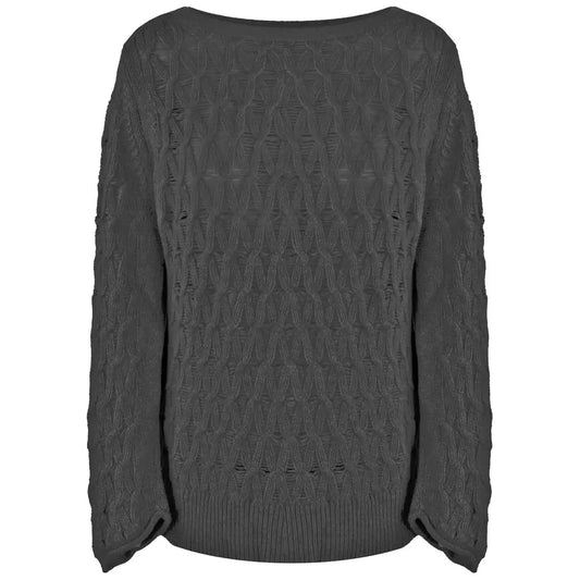 Malo Chic Diamond-Pattern Wool-Cashmere Sweater gray-wool-sweater-38 product-10771-1297261956-603a5bf4-10a.webp