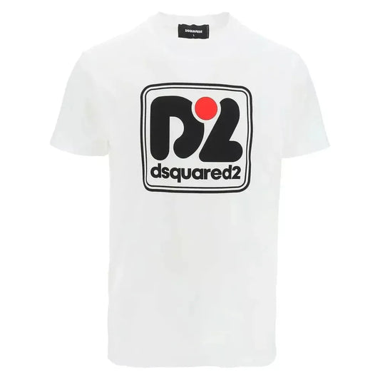Dsquared² Elevated Casual White Crew Neck Tee white-cotton-t-shirt-32