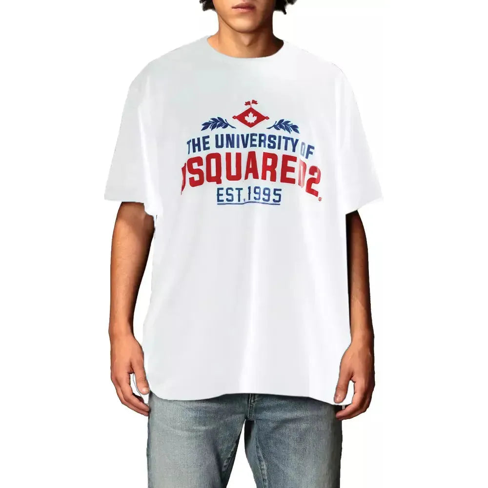 Dsquared² Graphic Print Crew Neck Cotton T-Shirt white-t-shirt-14 product-10861-409189725-65a230b0-784.webp